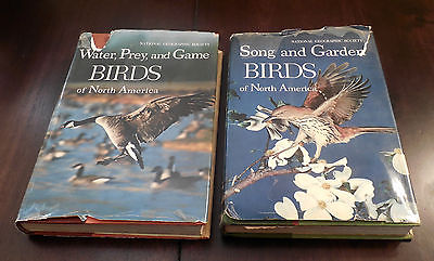 Two Book Lot Water Prey and Game Birds Of North America & Song & Garden Birds