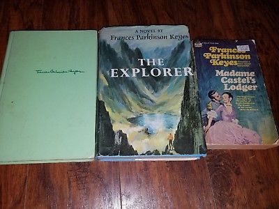 Lot of 3 Frances Parkinson Keyes Hardcover, The Explorer, Victorine, Madame