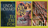 Linda Howard 3-paperbacks: Strangers in Night, To Die For, A Lady of the West