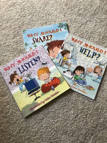 Why Should I Listen Help Share 3 books Mike Gordon Primary Resources Feelings