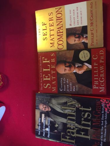 Dr Phil McGraw Lot Of Books. Family First And Self Matters **