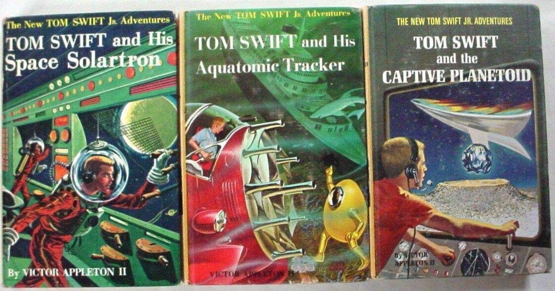 Tom Swift Jr 3 Lot Space Solartron Aquatomic Tracker Captive Planetoid 13 23 29