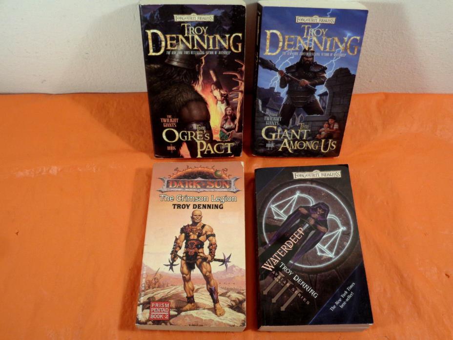 4 Forgotten Realms Troy Denning: Twilight Giants, Ogre's Pact, Giant Among Us...