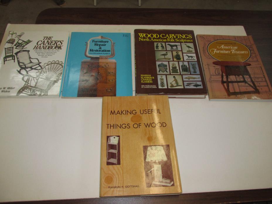 Lot of 5 Books, Antique Furniture Related