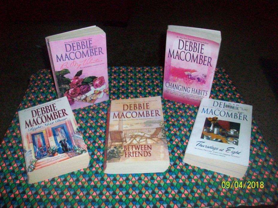 Lot of 5 Debbie Macomber Romance Books