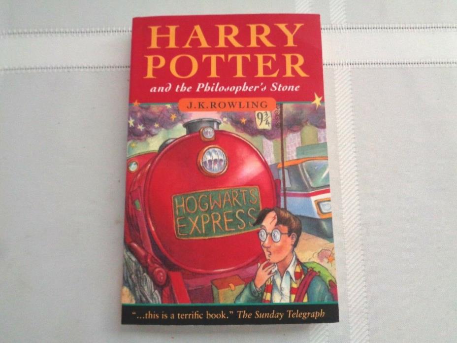 Lot of 4 Harry Potter 1-4, U.K. editions, Philosopher Stone, Chamber of... VGC