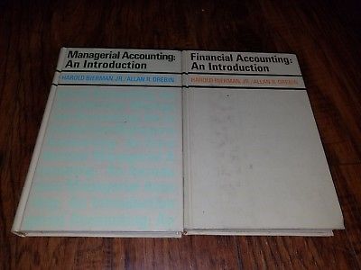 Vintage Textbooks, Financial Accounting, Managerial Accounting Biermam / Drebin