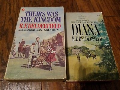 Lot of 2 R.F. Delderfield paperbacks, Theirs was the Kingdom, Diana