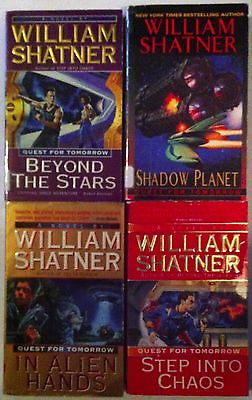 William Shatner - Bulk Lot of 4 Sci-Fi books