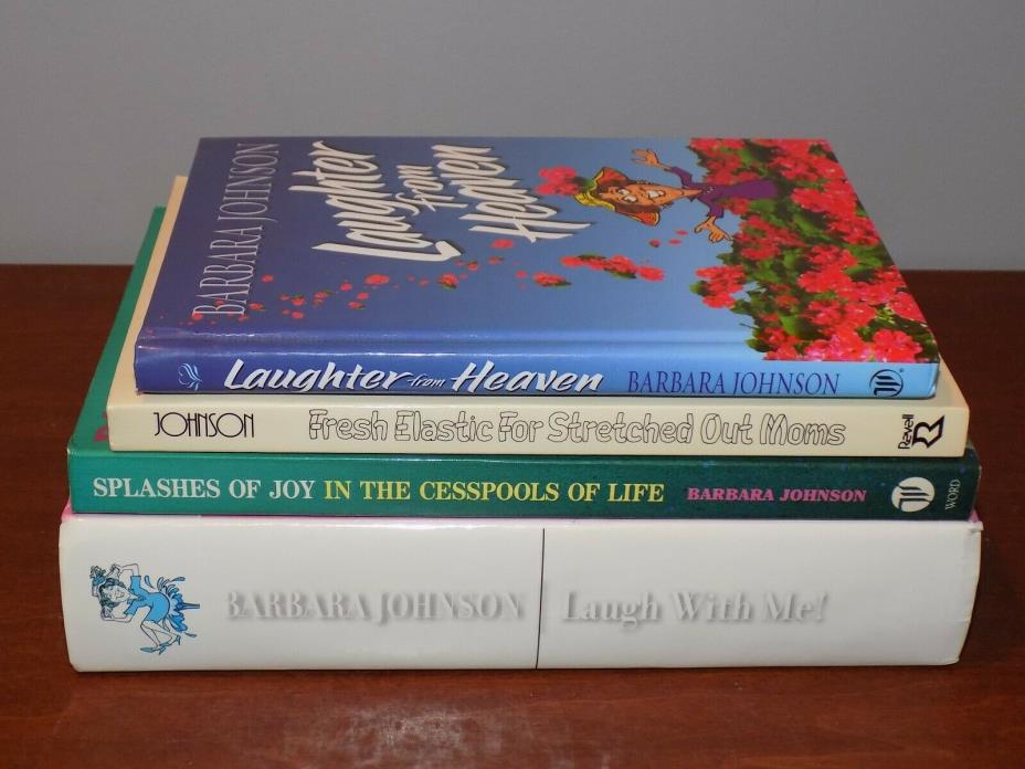 Lot of 4 Barbara Johnson books PB/HB (one is a 3-in-1) 6 total