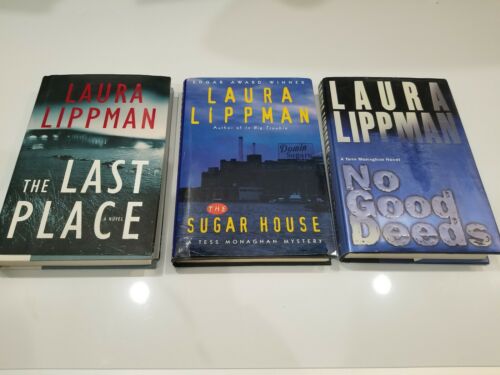 Lot of 4 LAURA LIPPMAN - Mystery Novels, The Last Place,No Good Deeds, Sugar Hou