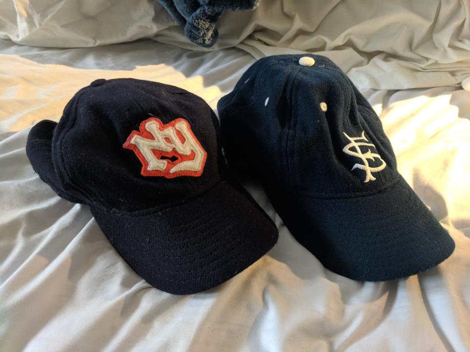 2 Ebbets Field Flannel Hats in Great Condition