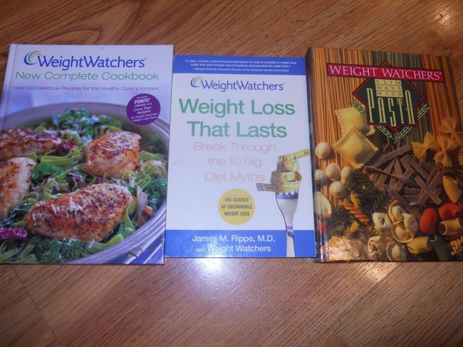 THREE:   Weight Watchers assorted Books