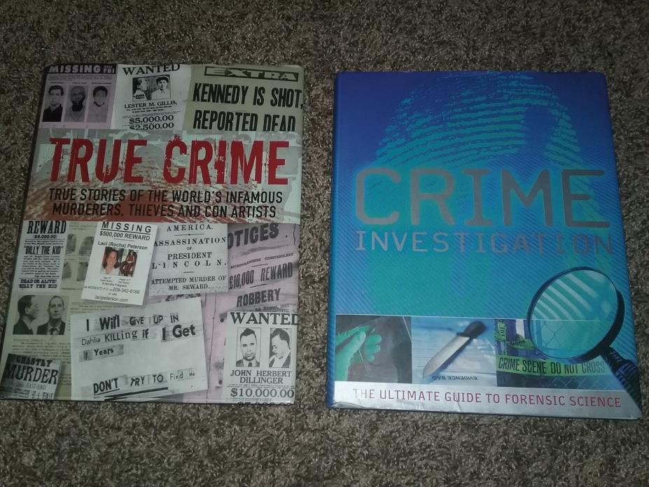 True Crime Nick Yapp Crime Investigation John Wright Forensic Science Book Lot