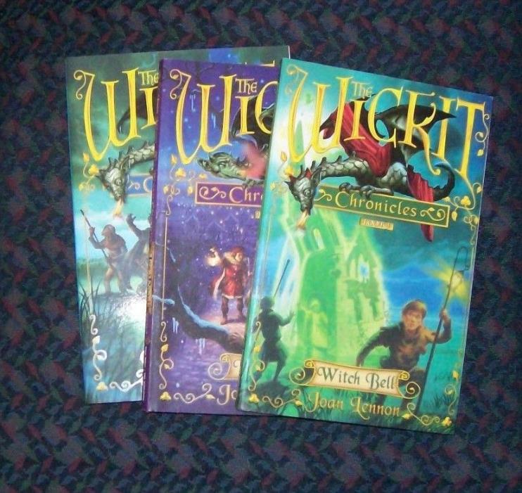 Lot of 3 The Wickit Chronicles by Joan Lennon 1,3,4 Ice Road Ely Post Witch Bell