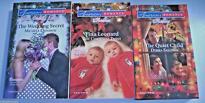 Lot of 3 AR American Romance Books 2006 NEW! Salonen Leonard Dunaway Harlequin