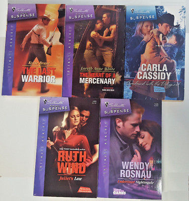 Lot of 5 RS Romantic Suspense Books 2008 NEW Wind Rosnau Brant White Silhouette