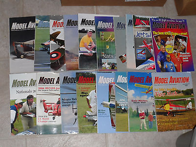 Lot of 18 Model Aviation Magazines