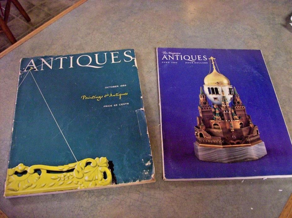 MAGAZINES VINTAGE ANTIQUES/1952/1983 L-O-O-K