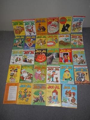 Vintage lot of 28 Children's Jack & Jill Curtis Magazine's 1960's Books Rare VGC