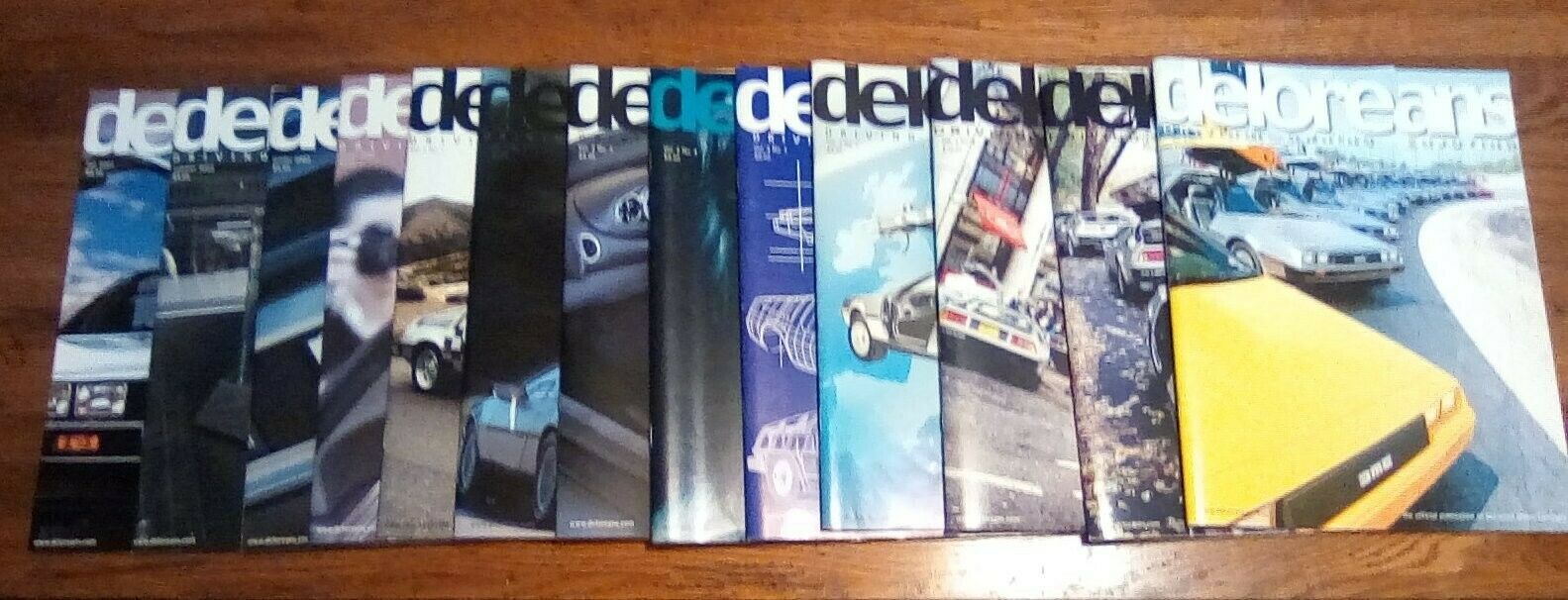 DeLorean Magazine - Lot of 13 - 2001 through 2004 - DMC - USED Great Condition