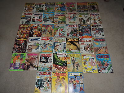 Lot of 38 Vintage Cracked Comedy  Magazines