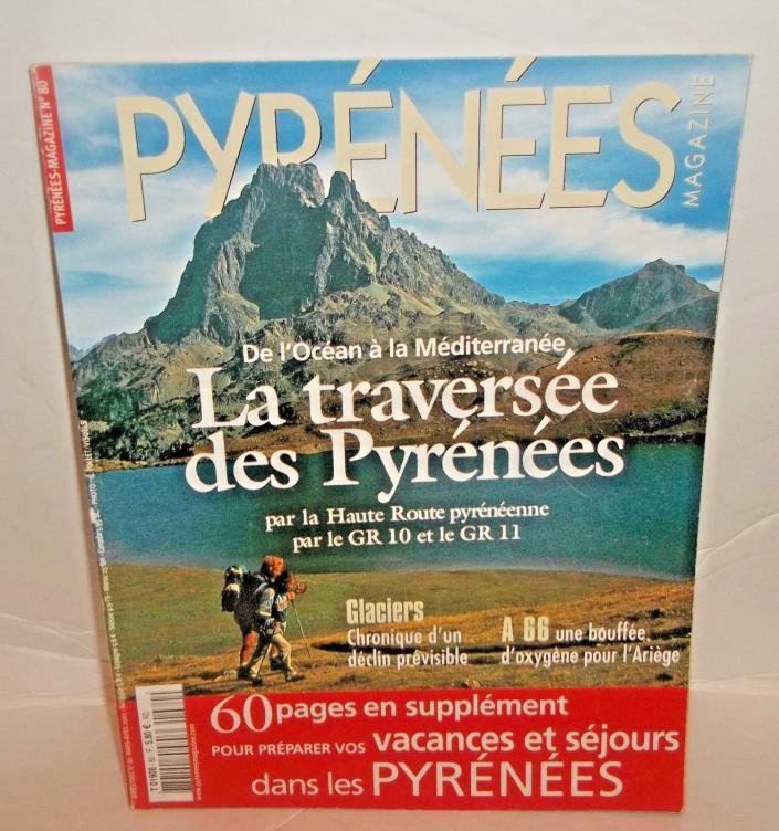 A LOT OF 6 FRENCH MAGAZINES, PAYS CATHARE, PYPENEES  1995,1998,2001,2002