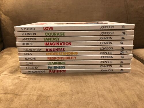 A ValueTale Value Tales Lot 10 Books Spencer Johnson: Appleseed Dickens Curie +!