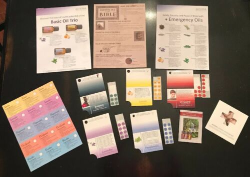 DOTERRA Essential Oils Reference Cards Materials Tear Sheets Family Physician CD