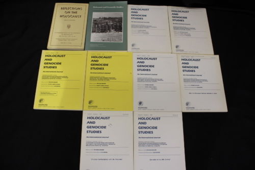 Lot of 10 Holocaust and Genocide Studies Journals and Book c. 1980s