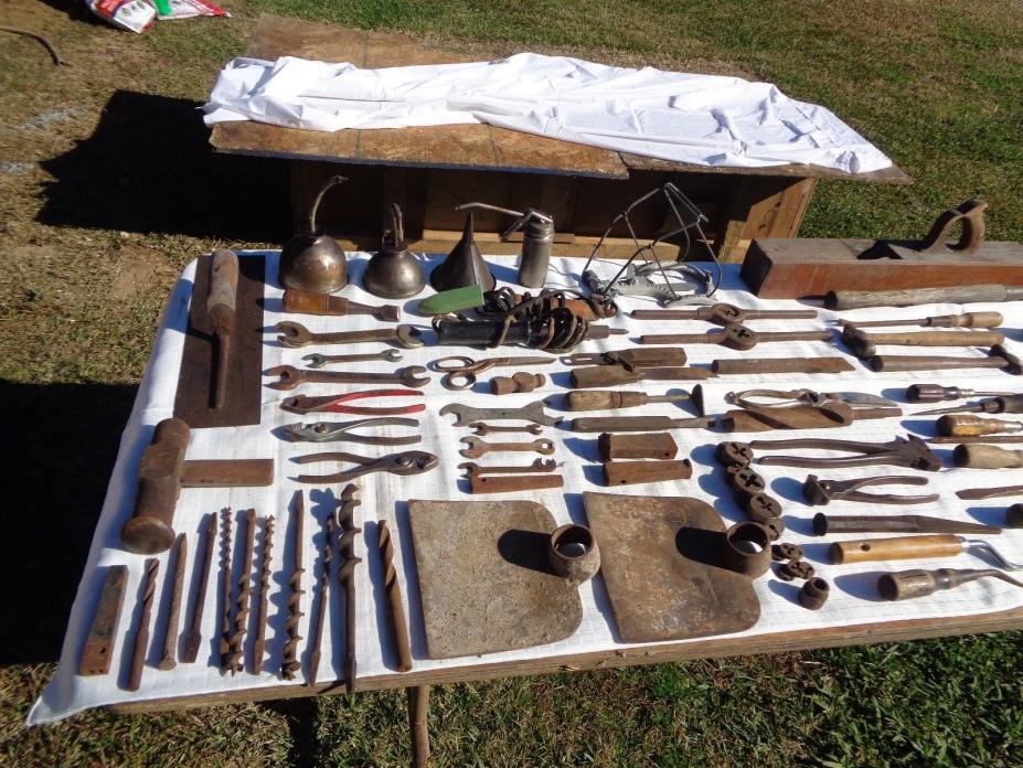 BULK LOT, tools, household, antiques, collectiables, industry, farm, constructio