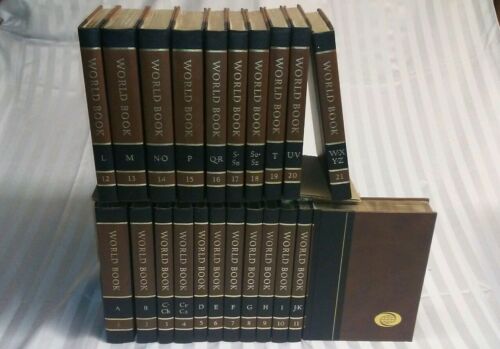 World Book Encyclopedia Set 1975 Complete 22 Books Set Vintage