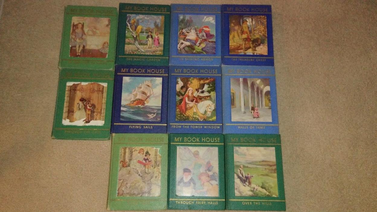 My book house children's books 1937 volumes 2 thru 12 Little Black Sambo