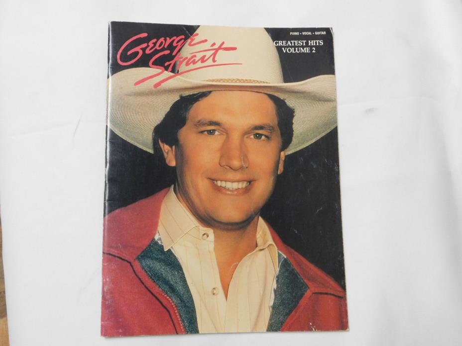 GEORGE STRAIT Greatest Hits Volume 2   Piano- Vocal -Guitar Book, FREE Shipping!