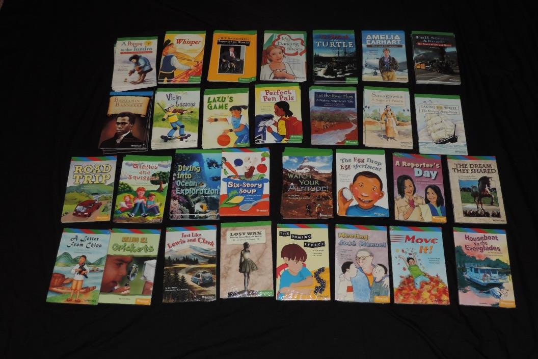 Lot of 30 Harcourt LEVEL GRADE 5 Readers Classroom Home Summer Reading Books