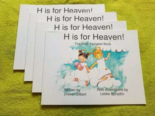 Lot of 4 Books for Early Readers H is for Heaven! The Bible Alphabet Books