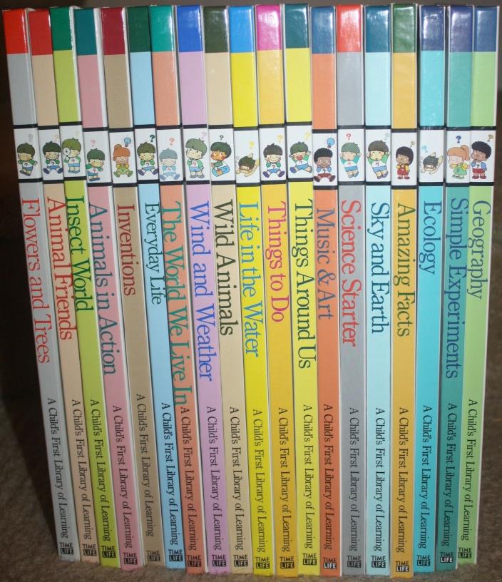 Lot of 19 ~ Time Life ~ A Child's First Library of Learning ~ Hardcover Books