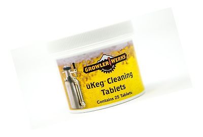 GrowlerWerks uKeg Cleaning Tablets, Qty 25