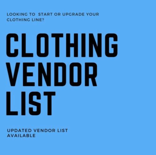 Women Clothing Vendor List