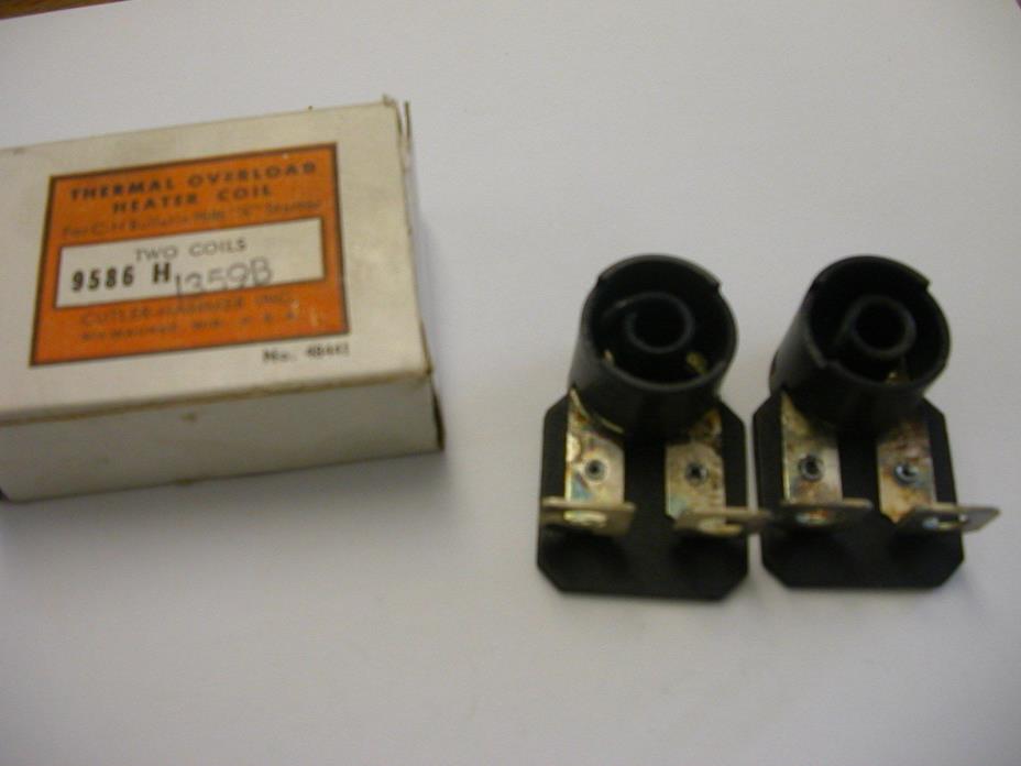 CUTLER HAMMER H1359B THERMAL OVERLOAD  HEATER COIL HEATER ELEMENT BOX OF 2