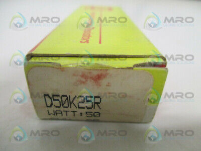 OHMITE D50K25R RESISTOR 25 OHMS *NEW IN BOX*
