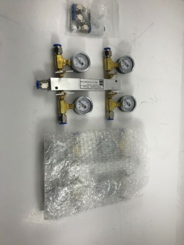 Lot Of 2 Radio Frequency Systems 920204 Gas Distribution Manifold Kit