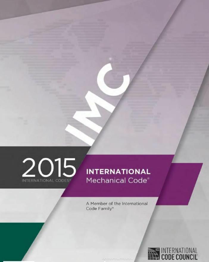 2015 International Mechanical Code (IMC) by ICC (pdf)