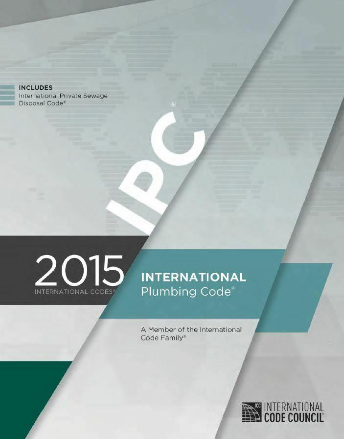 2015 International Plumbing Code (IPC) by ICC (pdf)