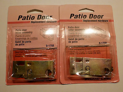 PAIR Prime-Line D 1758 Sliding Door Roller Assmbly 1-1/8-Inch Ball Bearings NEW