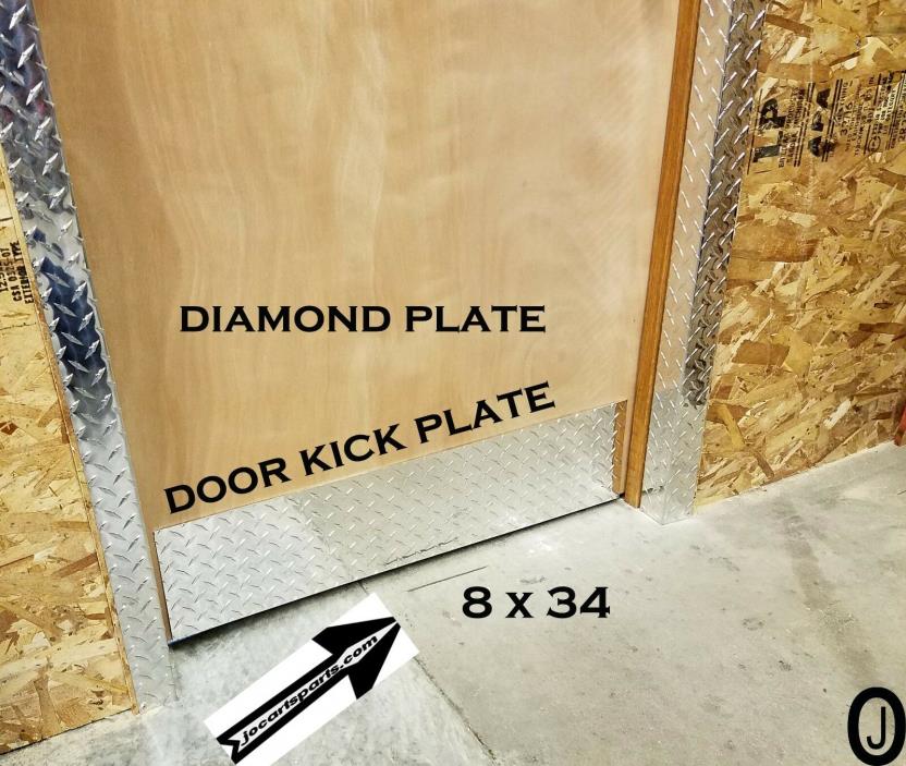 Door Kick Plate Highly Polished 3003 grade Aluminum Diamond Plate 8