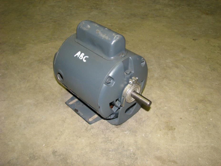 General Electric Motor GE 5KC33GG101EX 1/6 hp 1725 rpm 1phase 115 Volt AC