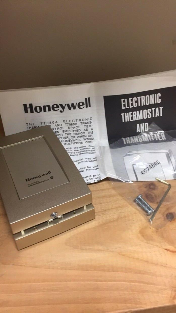 HONEYWELL T7080B1017 ELECTRONIC DUAL SETPOINT THERMOSTAT FOR USE WITH W7080
