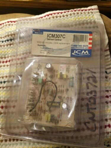 ICM307 ICM307C Defrost Control  replaces Fast 1093410 Lennox 86G16 Renco DT2 NEW