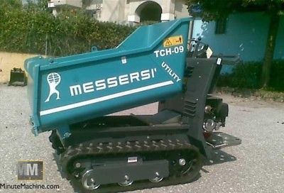 NEW Messersi TCH09 tracked wheelbarrow dumper hauler